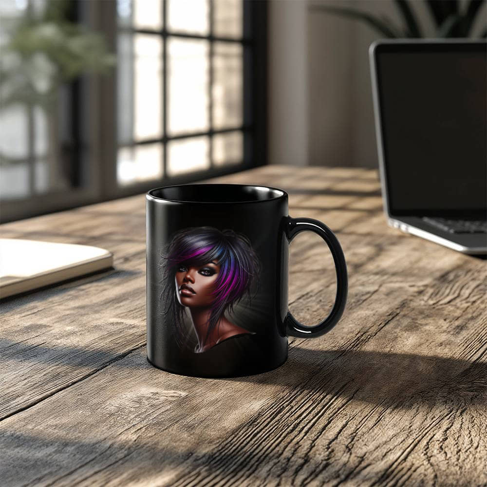 Declaration of Freedom | Black Ceramic Mug | For Me