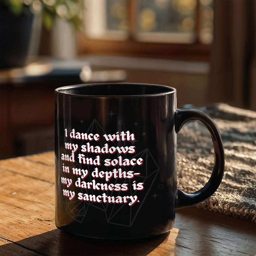 My Shadow Dance | Black Ceramic Mug | For Me