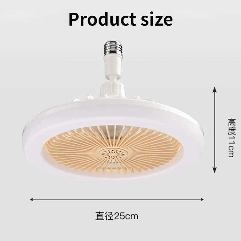 Remote-Controlled Ceiling Lamp Fan